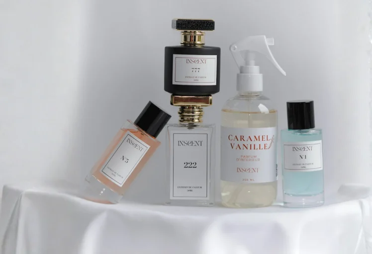 Les parfums de la marque INSCENT, client e-commerce de webdodesign